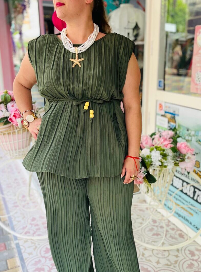 Conjunto Melodi Verde Oscuro