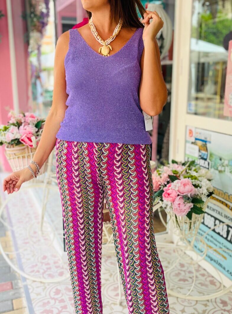 Pantalón Málaga Rosa