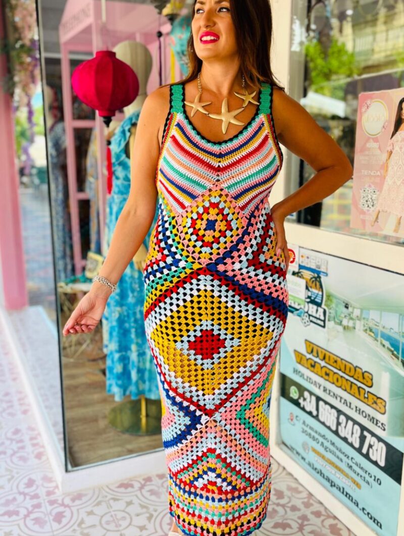 Vestido Crochet Verano