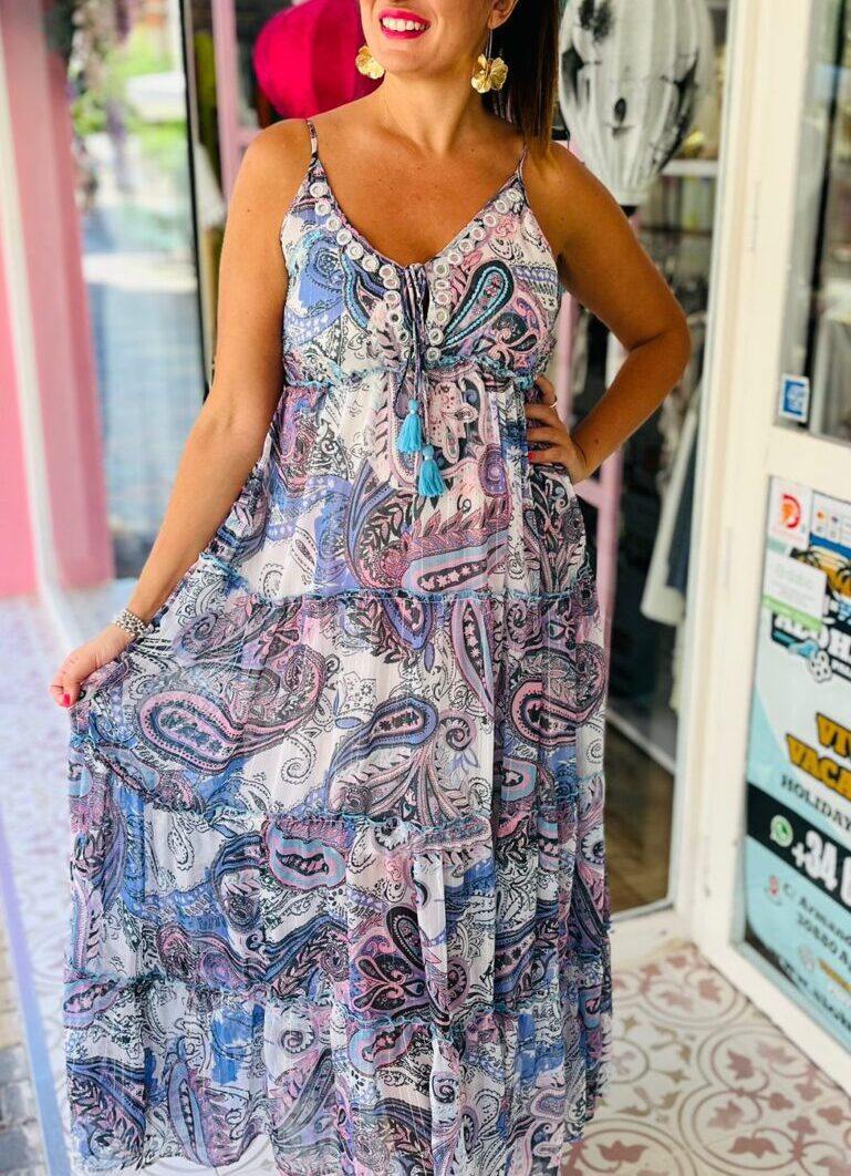 Vestido Mandala Largo
