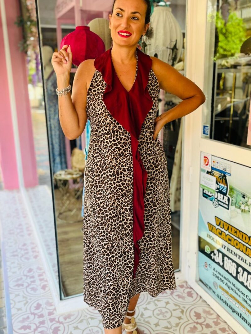 Vestido Marietta Granate