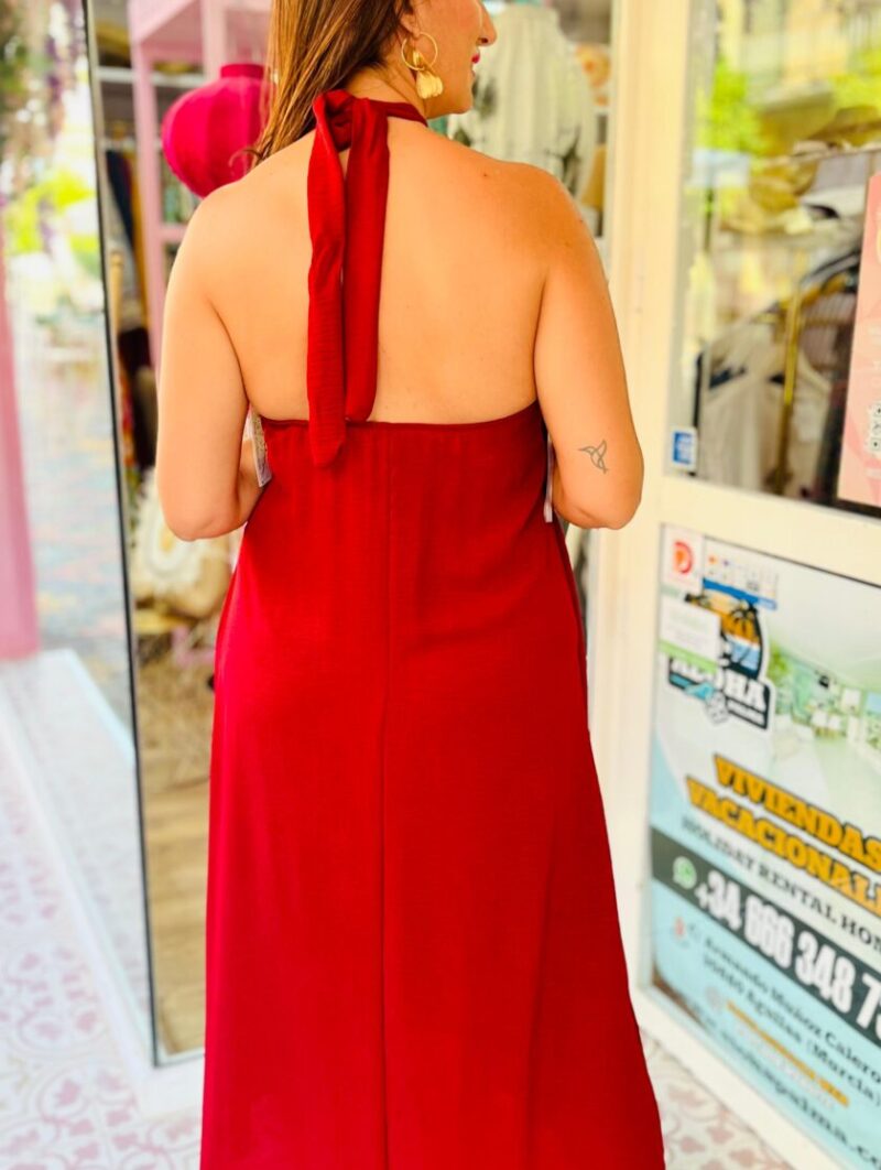 Alternative view of Vestido Cóctel Granate