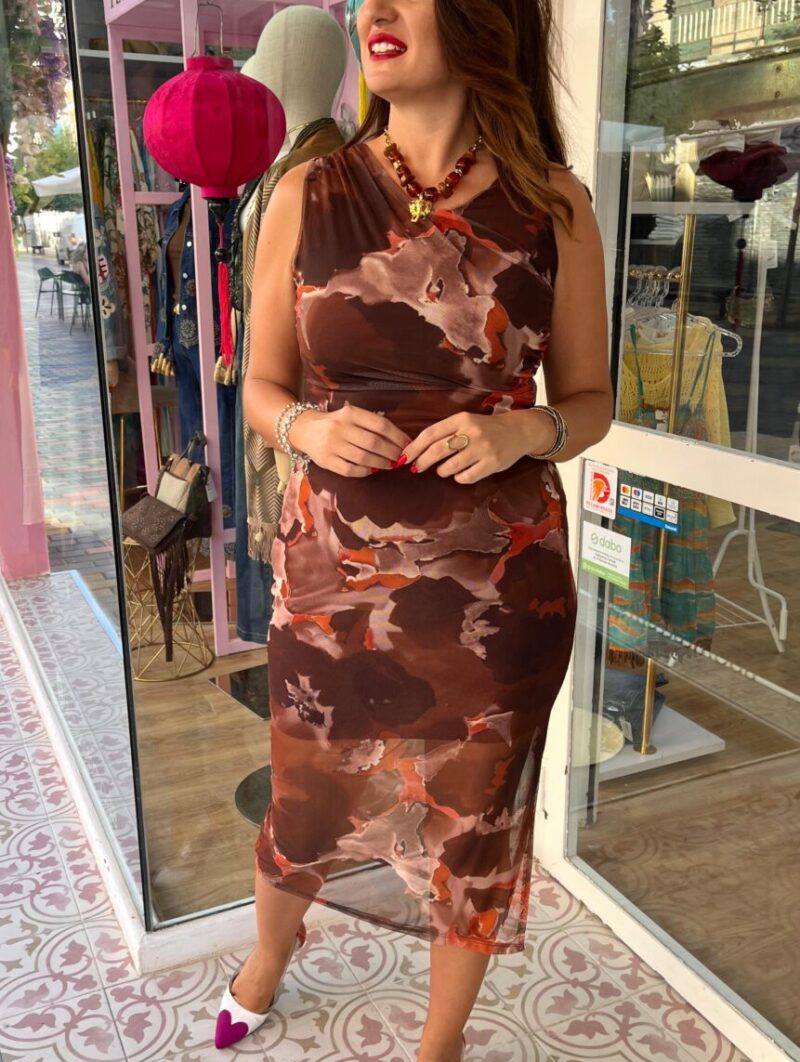 Vestido Diosa Marrón