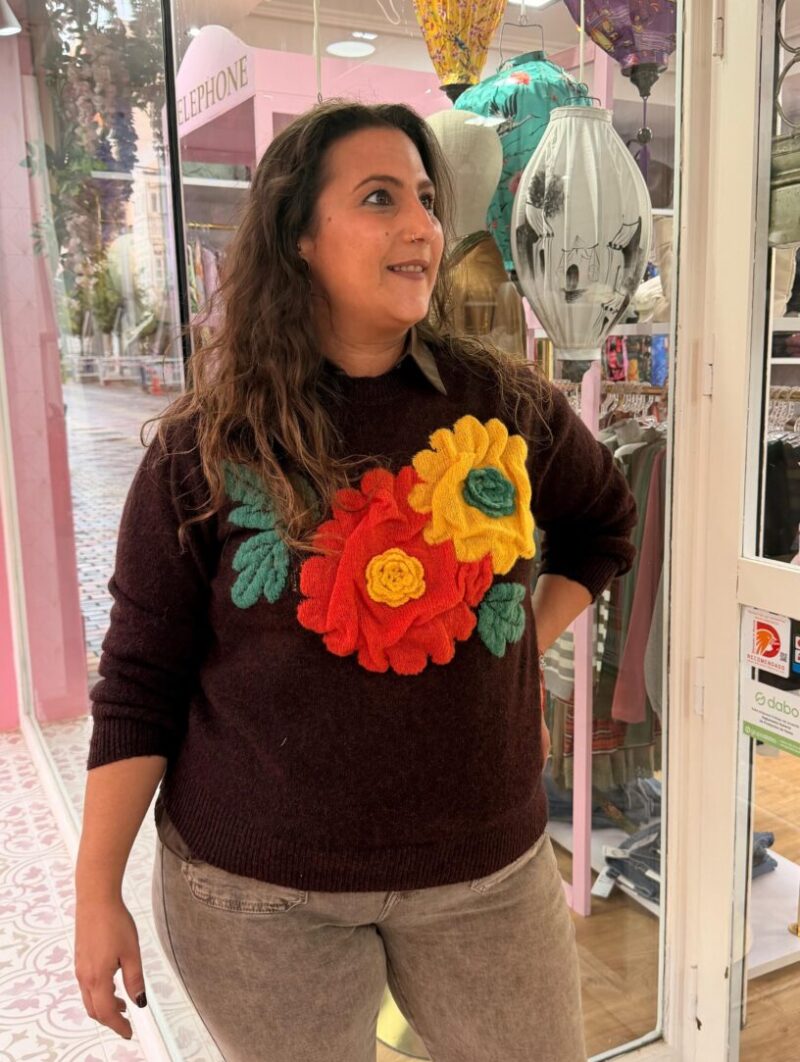 Jersey Agatta Burdeos