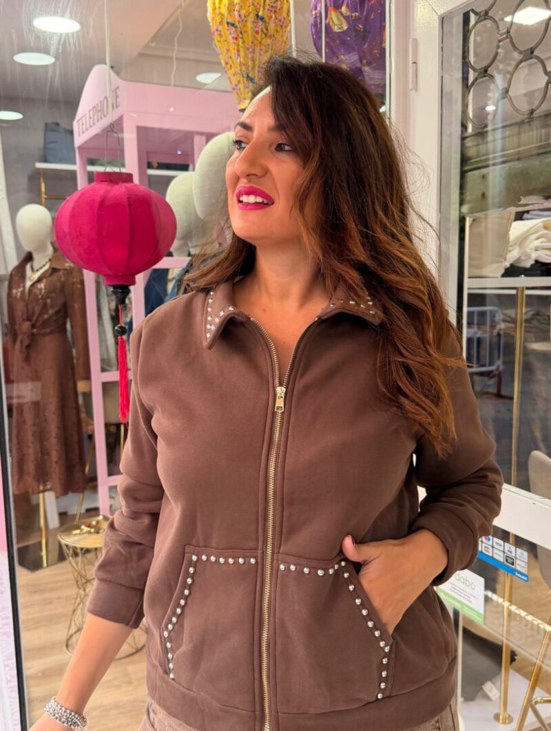 Sudadera Bilma Marrón