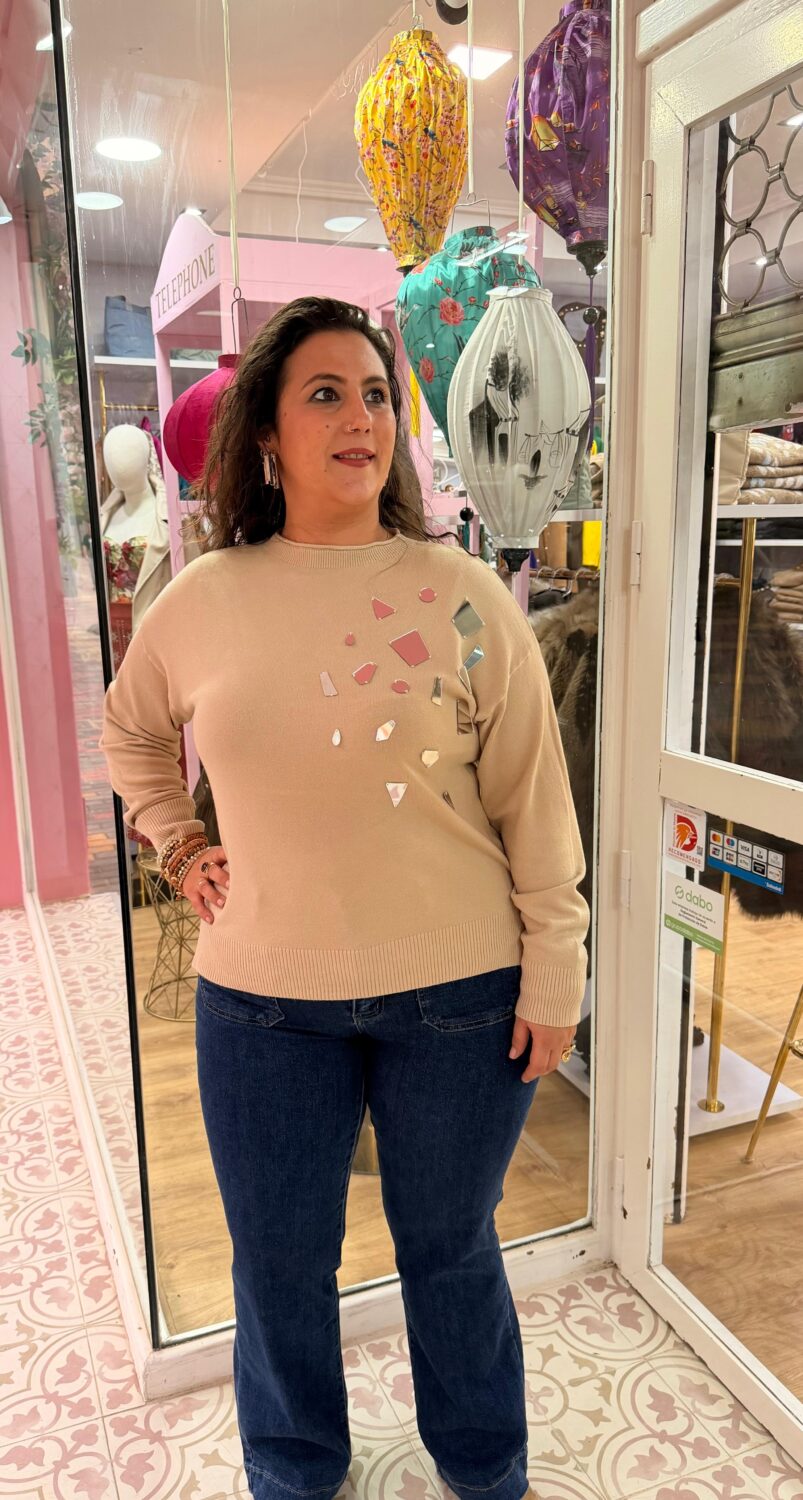 Jersey Espejo Beige - Imagen 2