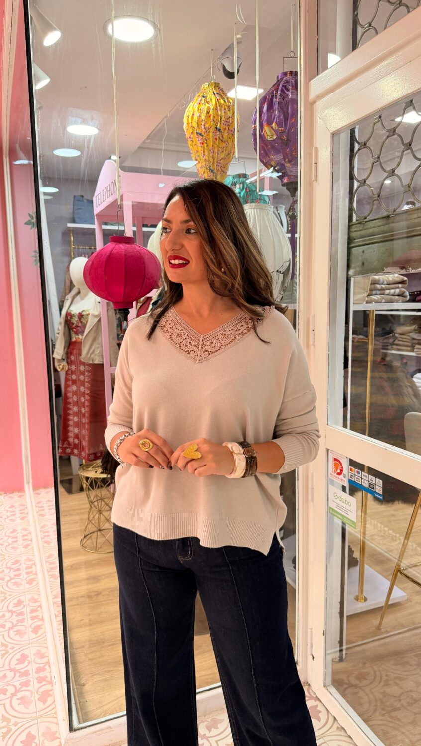 Jersey Linda Beige - Imagen 2