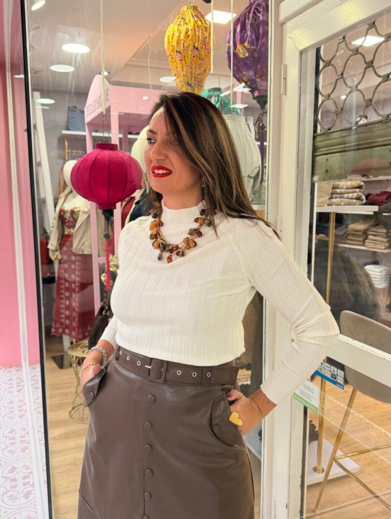 Alternative view of Jersey Mónaco Blanco