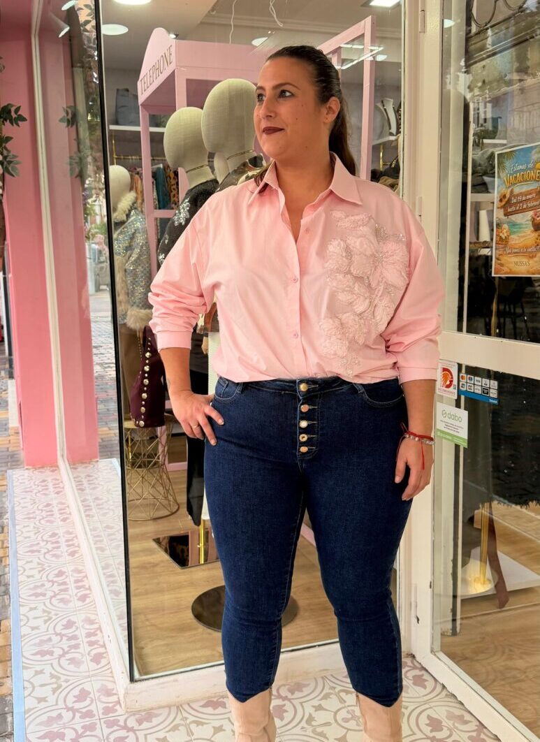 Vaquero Reyna Pitillo Denim