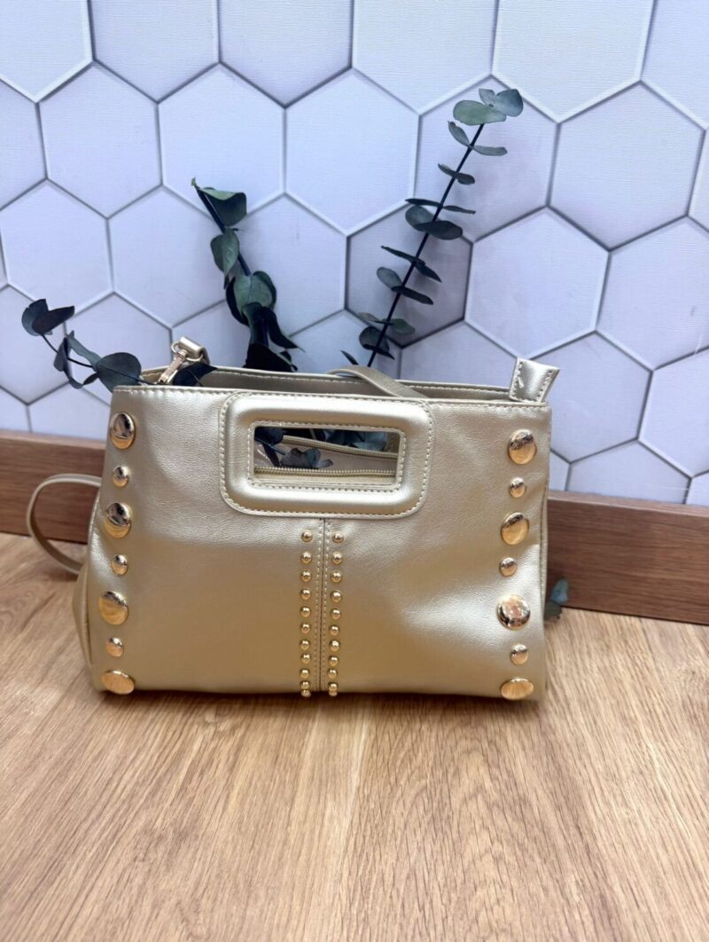Bolso Tachuelas Dorado