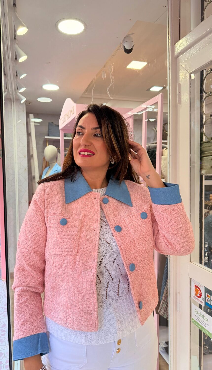Chaqueta Chanel Rosa - Imagen 2