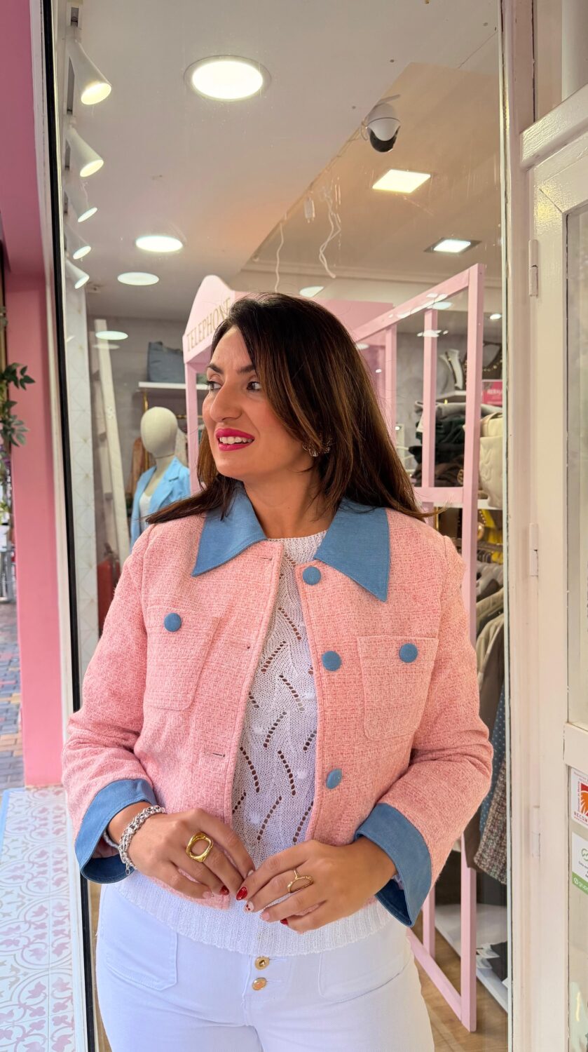 Chaqueta Chanel Rosa