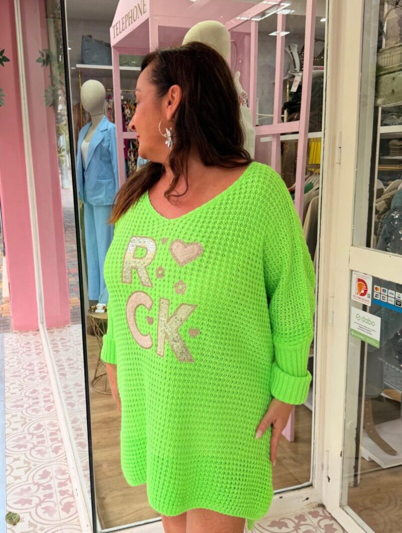 Maxi Jersey Corazón Verde