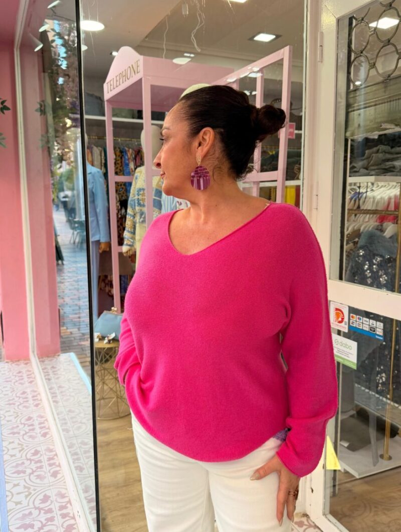 Jersey Primavera fucsia