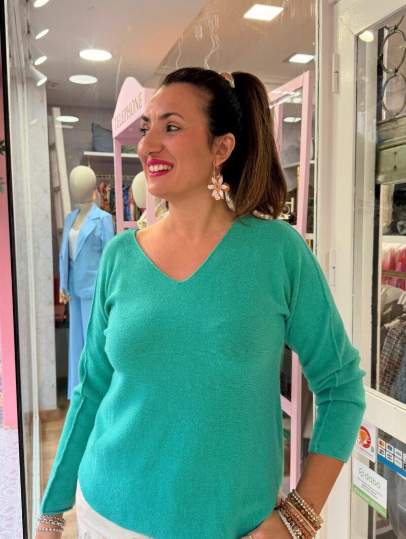 Jersey Primavera Turquesa