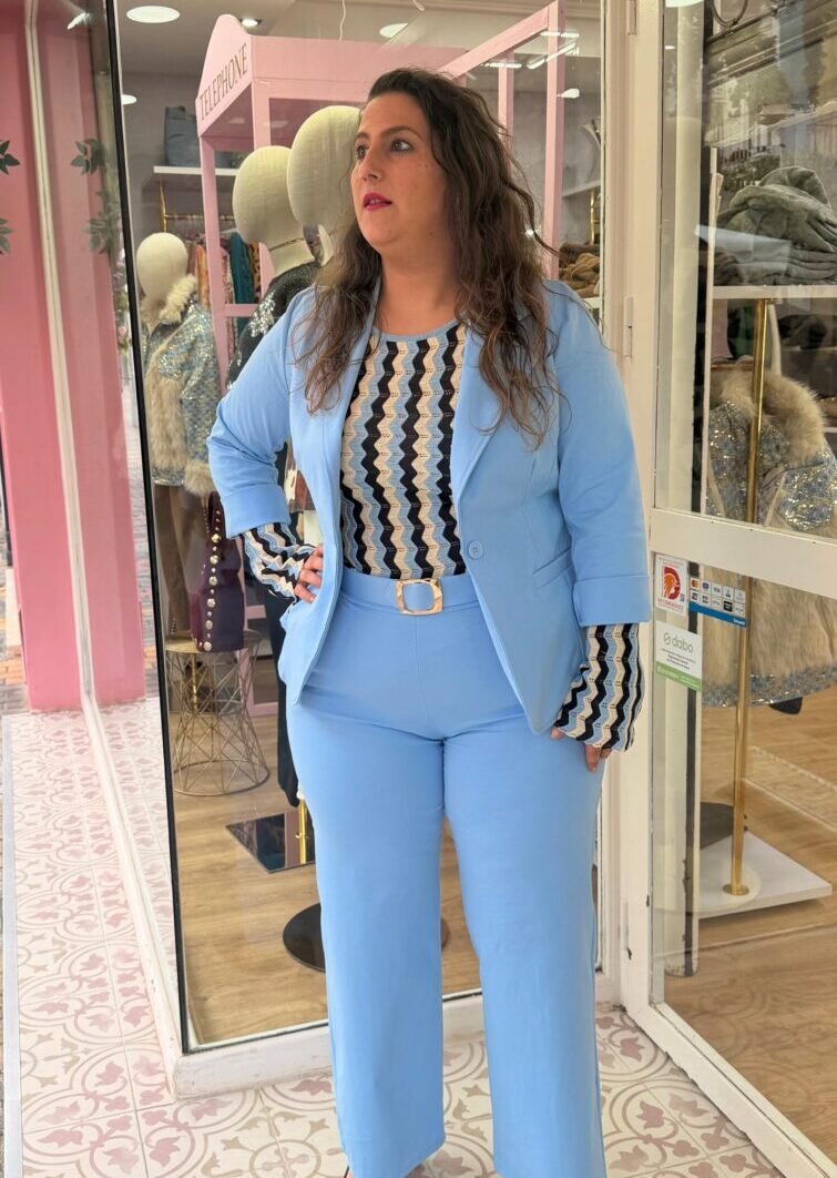 Pantalón Emperatriz Azul