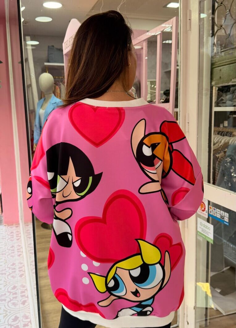 Alternative view of Sudadera Super Nenas