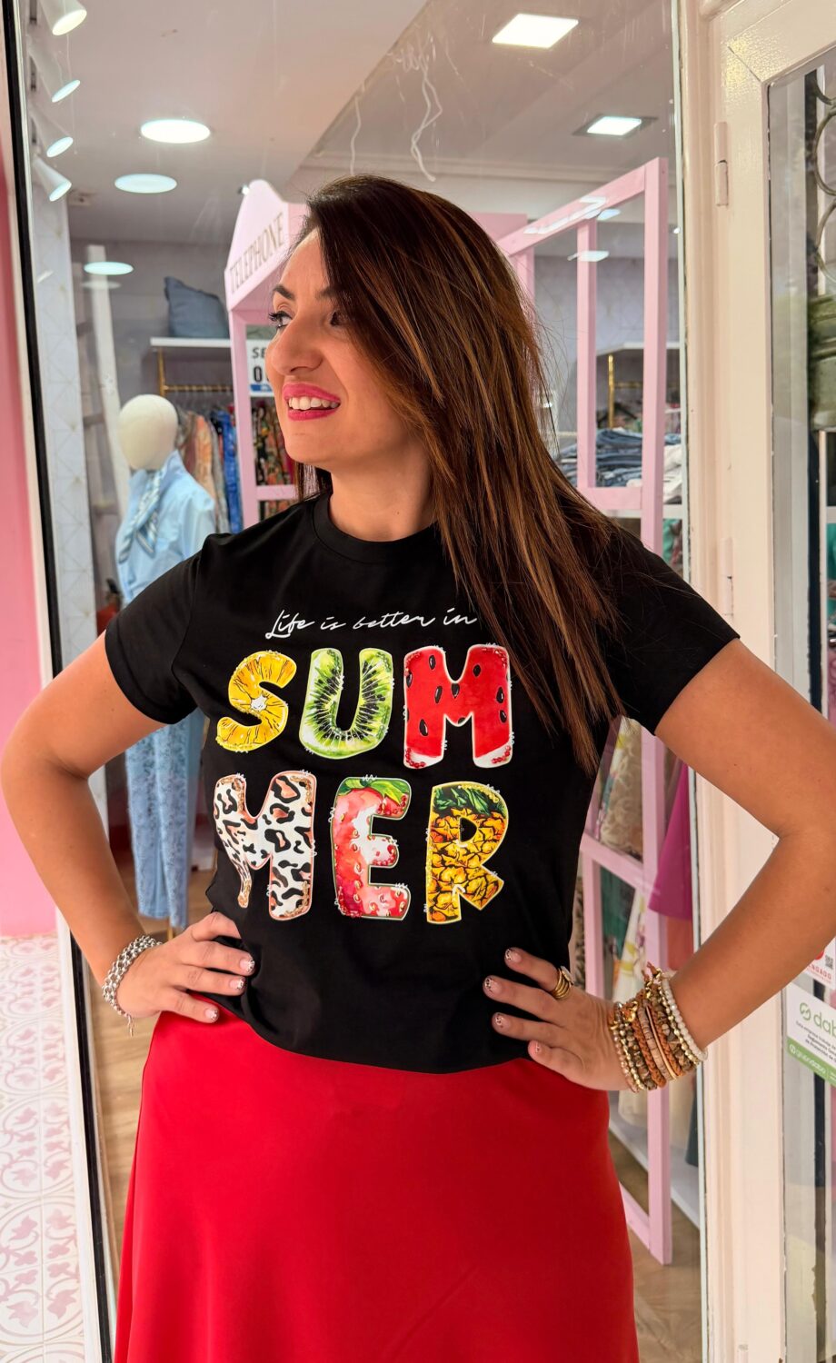 Camiseta Summer Negra - Imagen 2