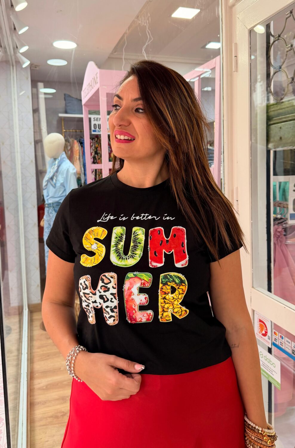 Camiseta Summer Negra