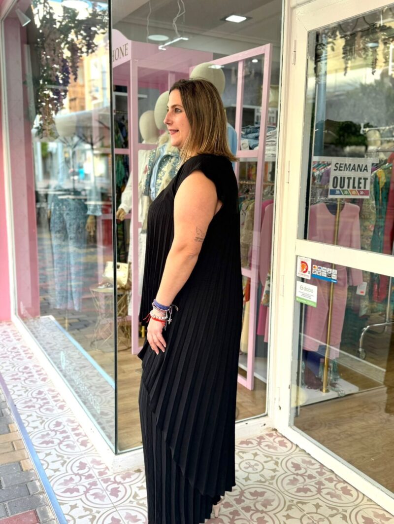 Conjunto Plisado Negro