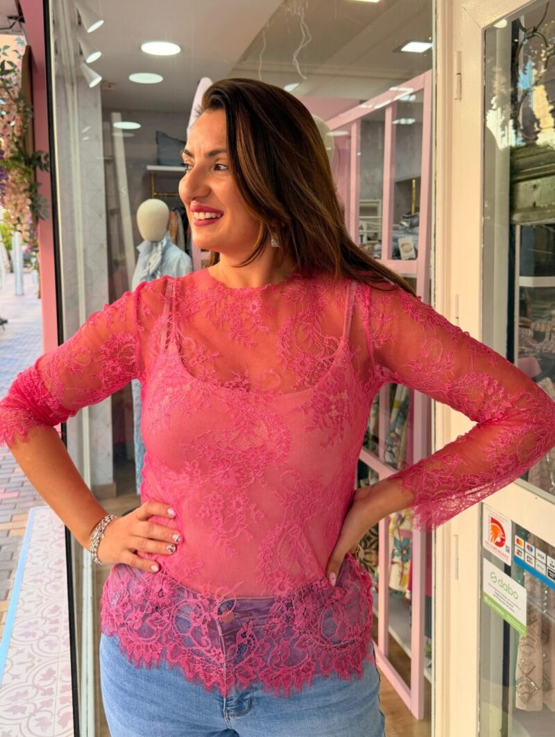 Alternative view of Lencera Suspiro Fucsia