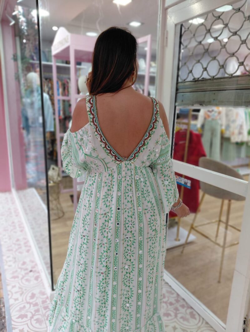 Alternative view of Vestido Alma Verde