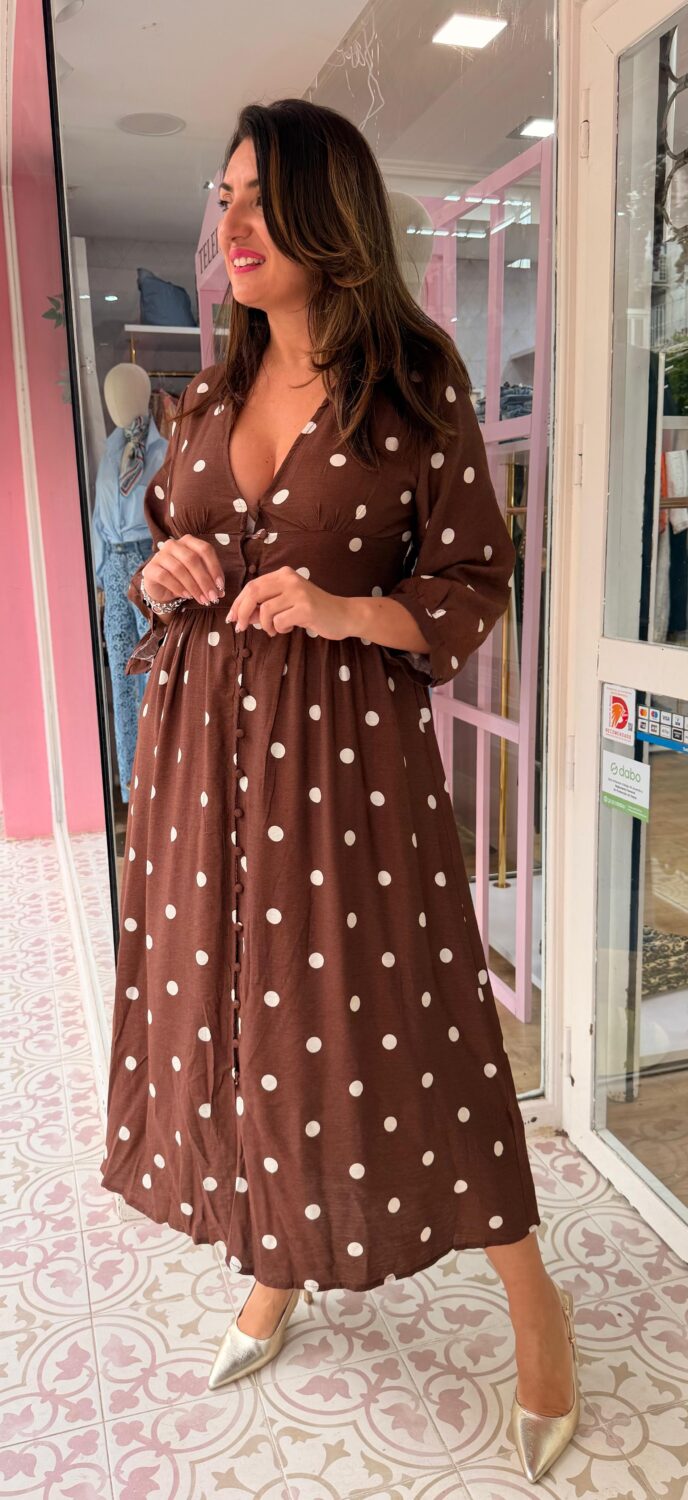 Vestido Andalucía Marrón - Imagen 2