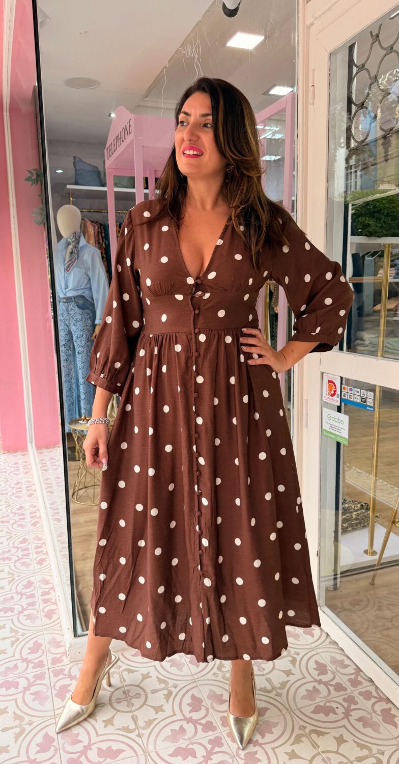 Vestido Andalucía Marrón