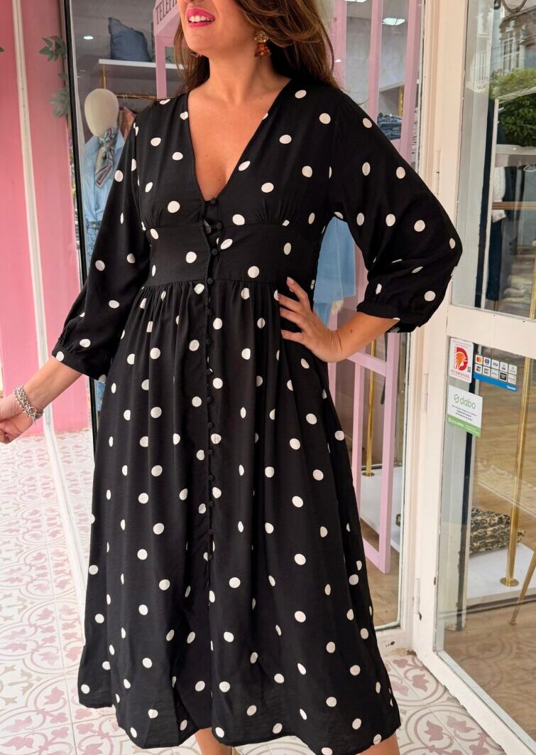 Alternative view of Vestido Andalucía Negro