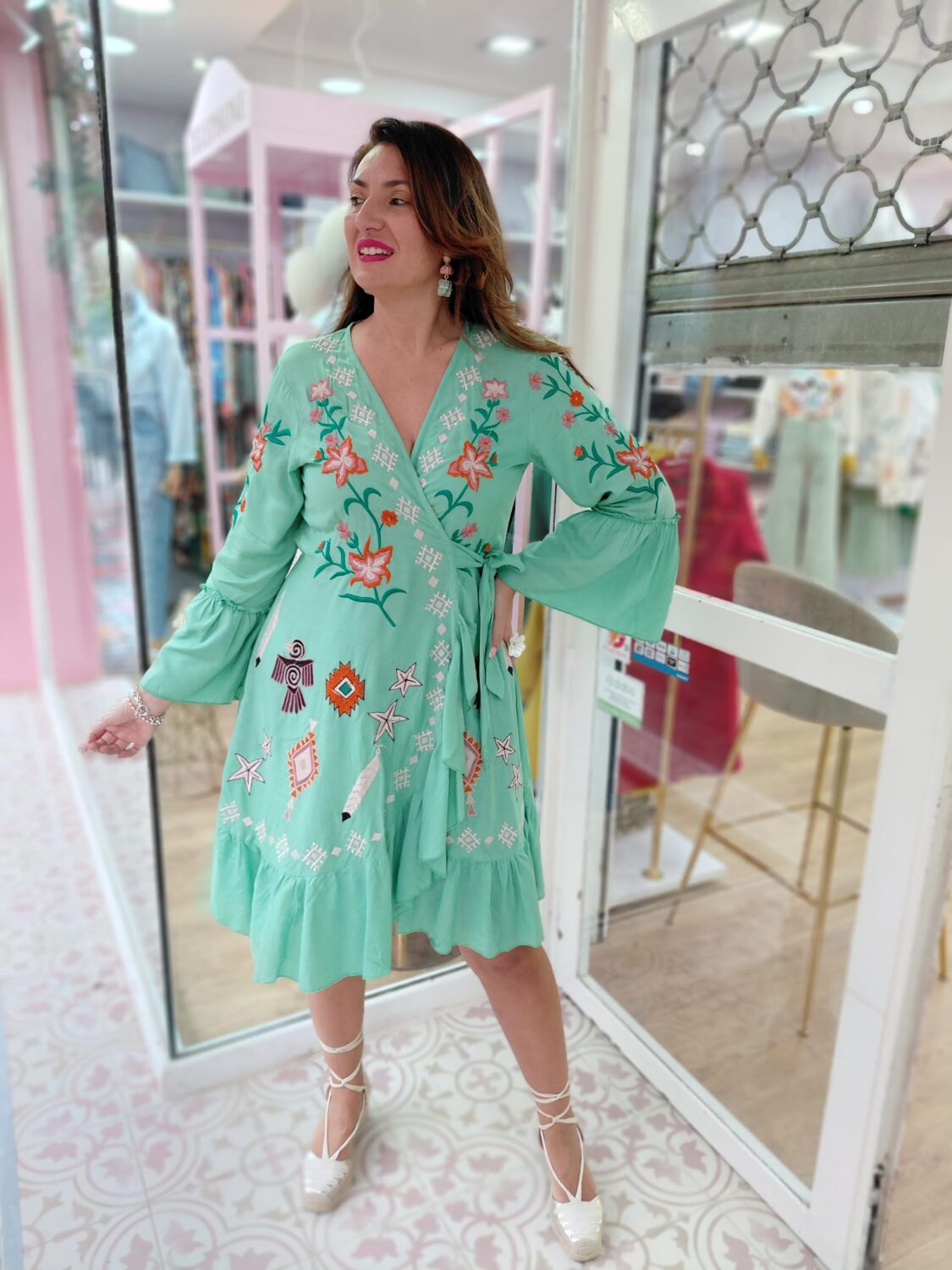 Vestido Indira Verde - Imagen 2
