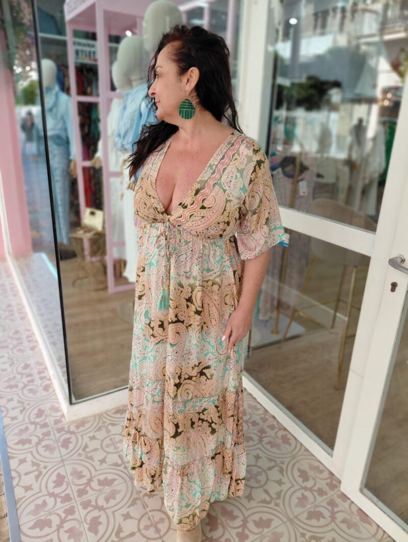 Vestido Macarena Con Manga