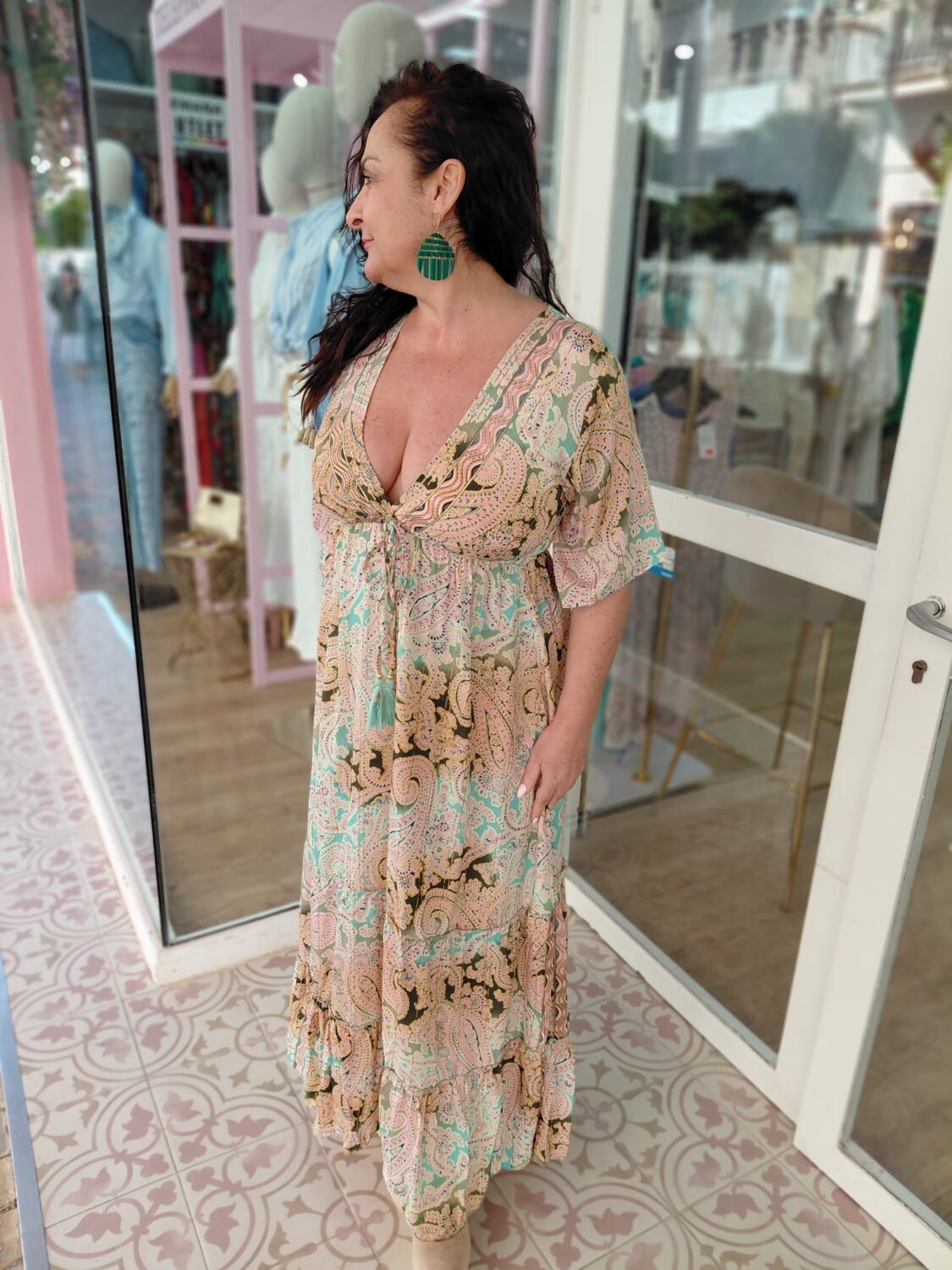 Vestido Macarena Con Manga