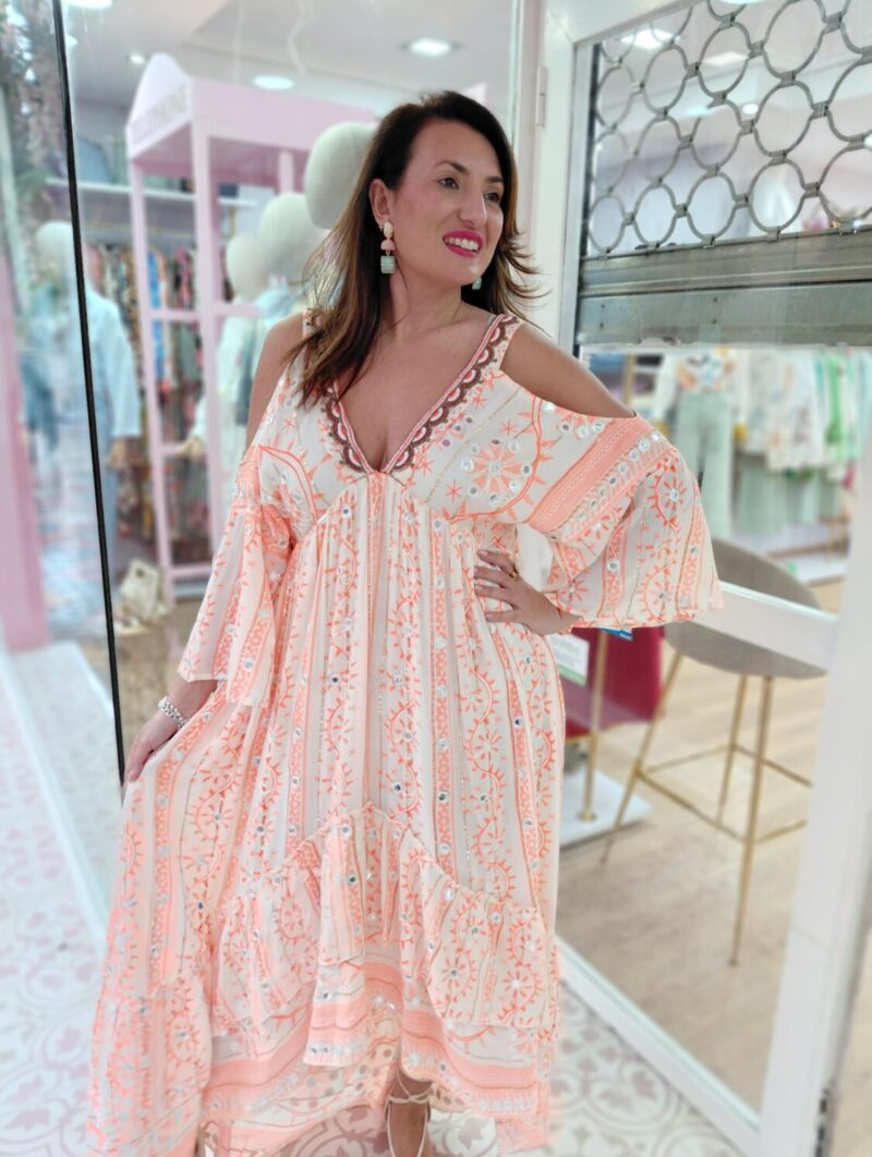 Vestido Alma Naranja