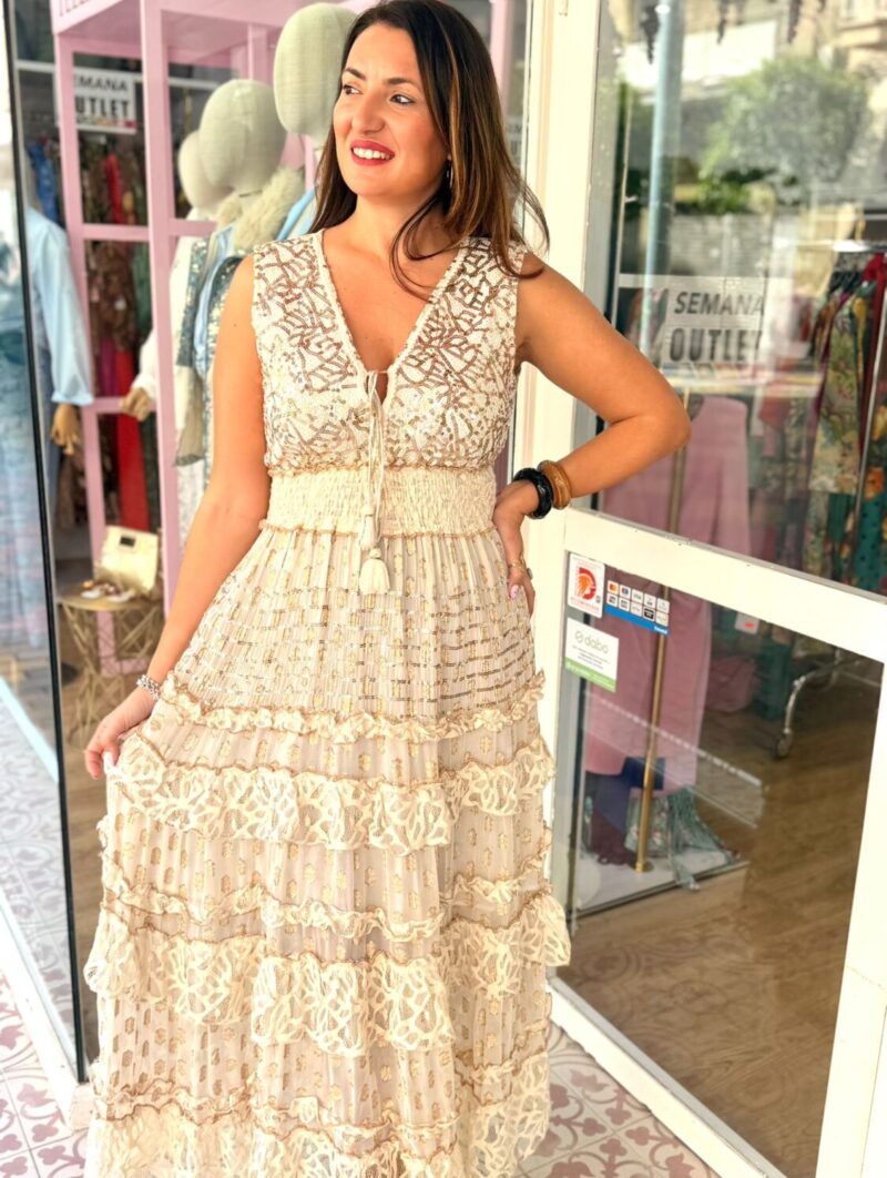 Alternative view of Vestido Oro