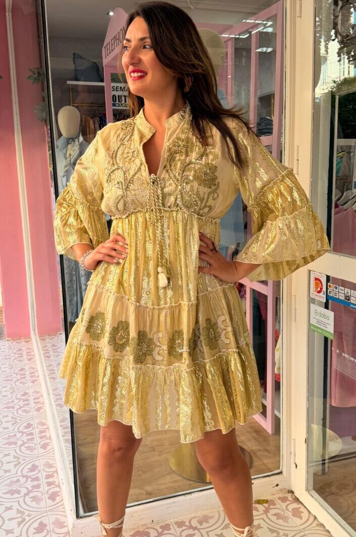 Vestido Priscila Dorado