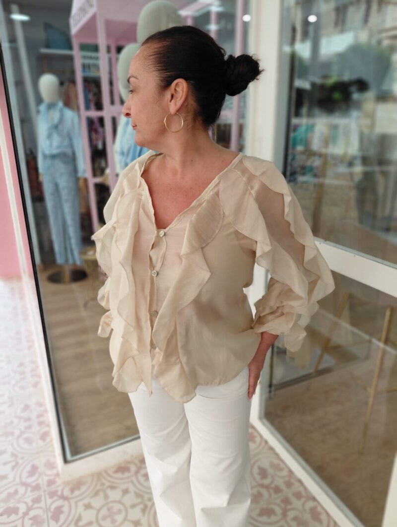 Blusa Abril Beige