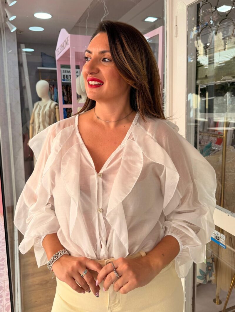 Alternative view of Blusa Abril Blanca