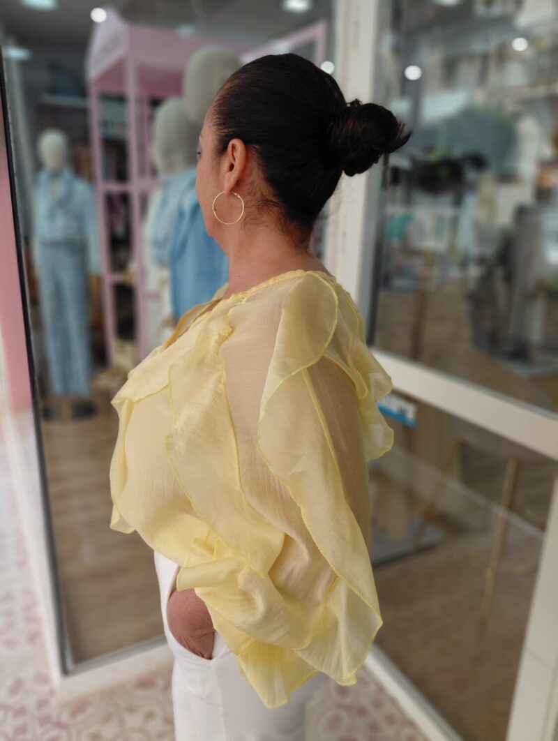 Alternative view of Blusa Abril Amarilla