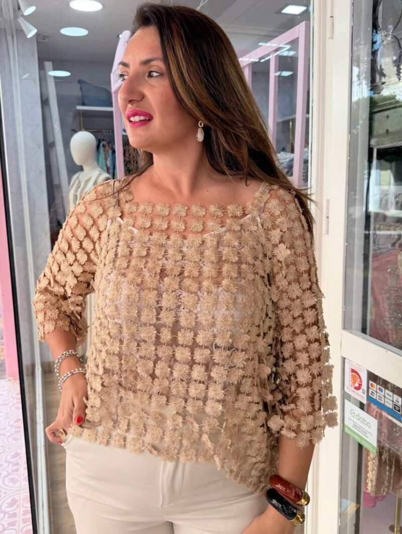 Blusón Mosaico Dorado