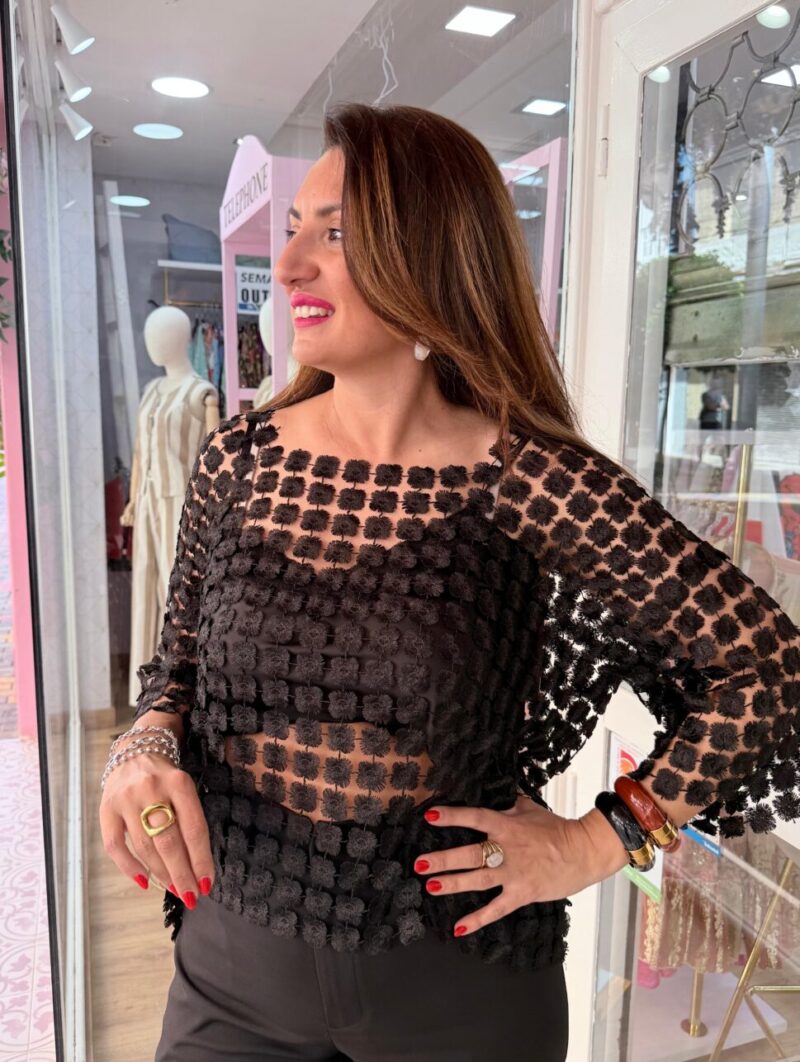 Alternative view of Blusón Mosaico Negro