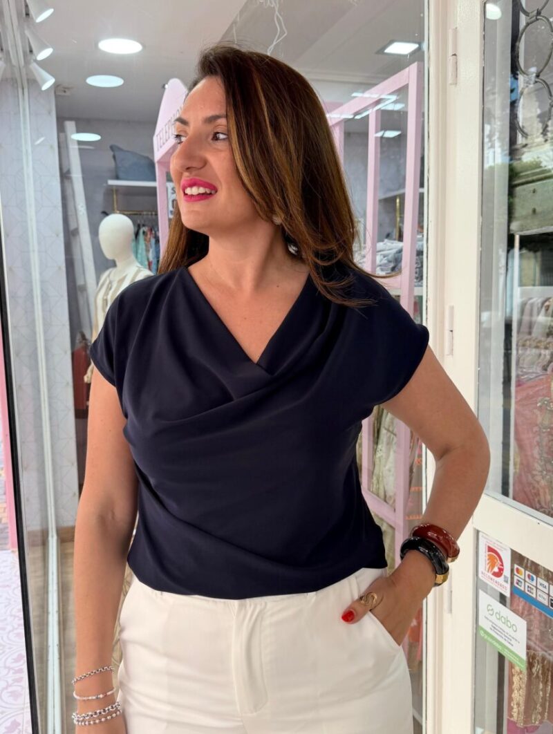 Camiseta Bari Azul Marino