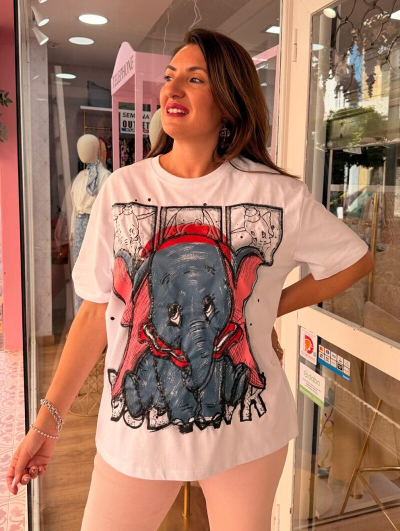 Camiseta Dumbo Blanca