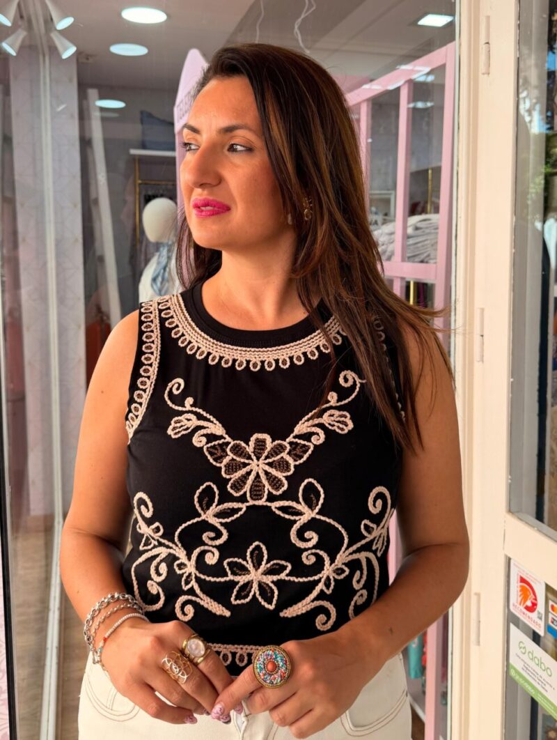 Camiseta Grecia Negro