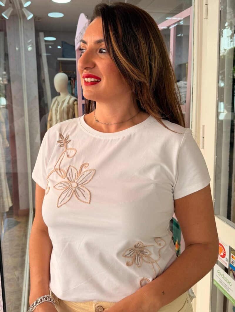 Alternative view of Camiseta Raquel Blanca