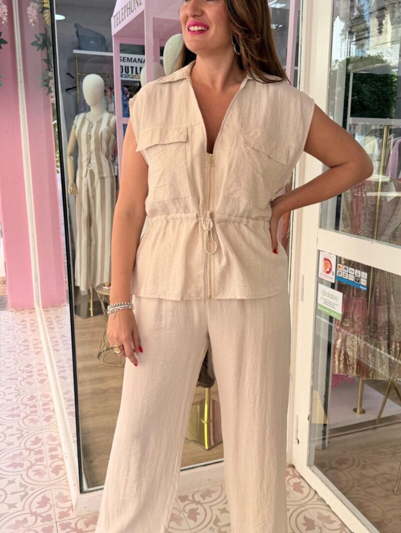 Conjunto Rosario Beige