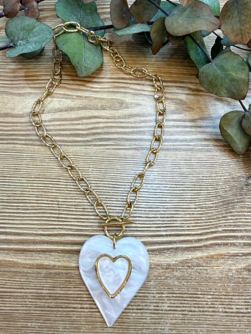 Gargantilla Corazón Nácar