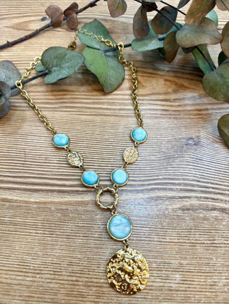 Gargantilla Pastel Azul