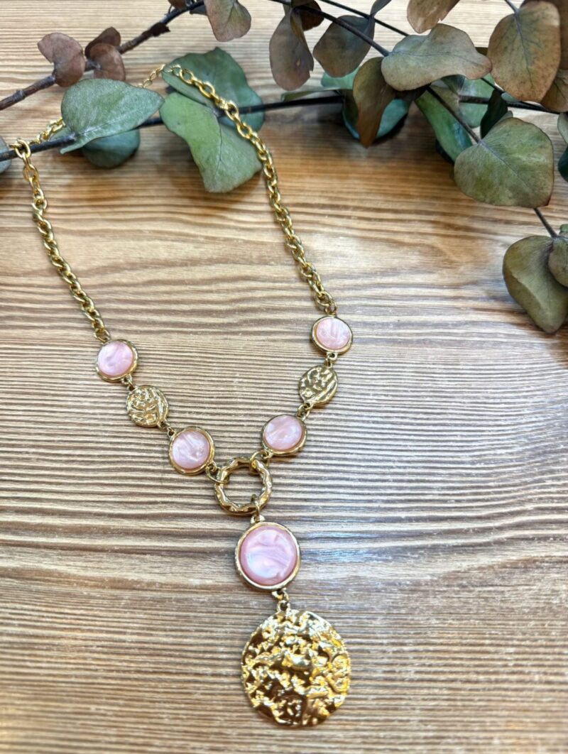 Gargantilla Pastel Rosa