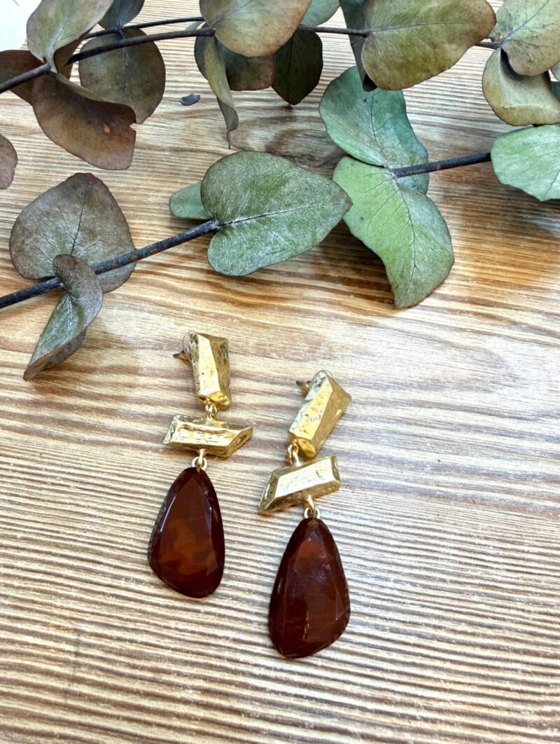 Pendiente Cleopatra Marrón