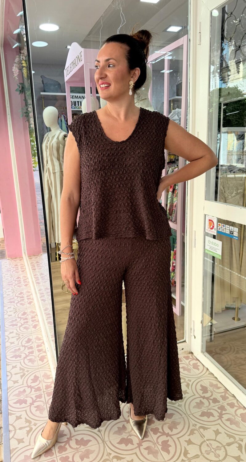 Conjunto Azahar Marrón Chocolate